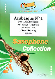 Arabesque #1 Alto Saxophone and Piano cover